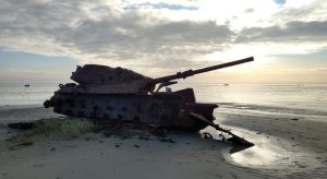 tank-doelwit-Vlieland